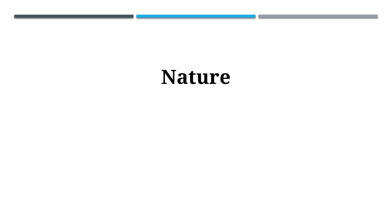 Nature