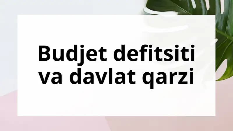 Davlat byudjeti