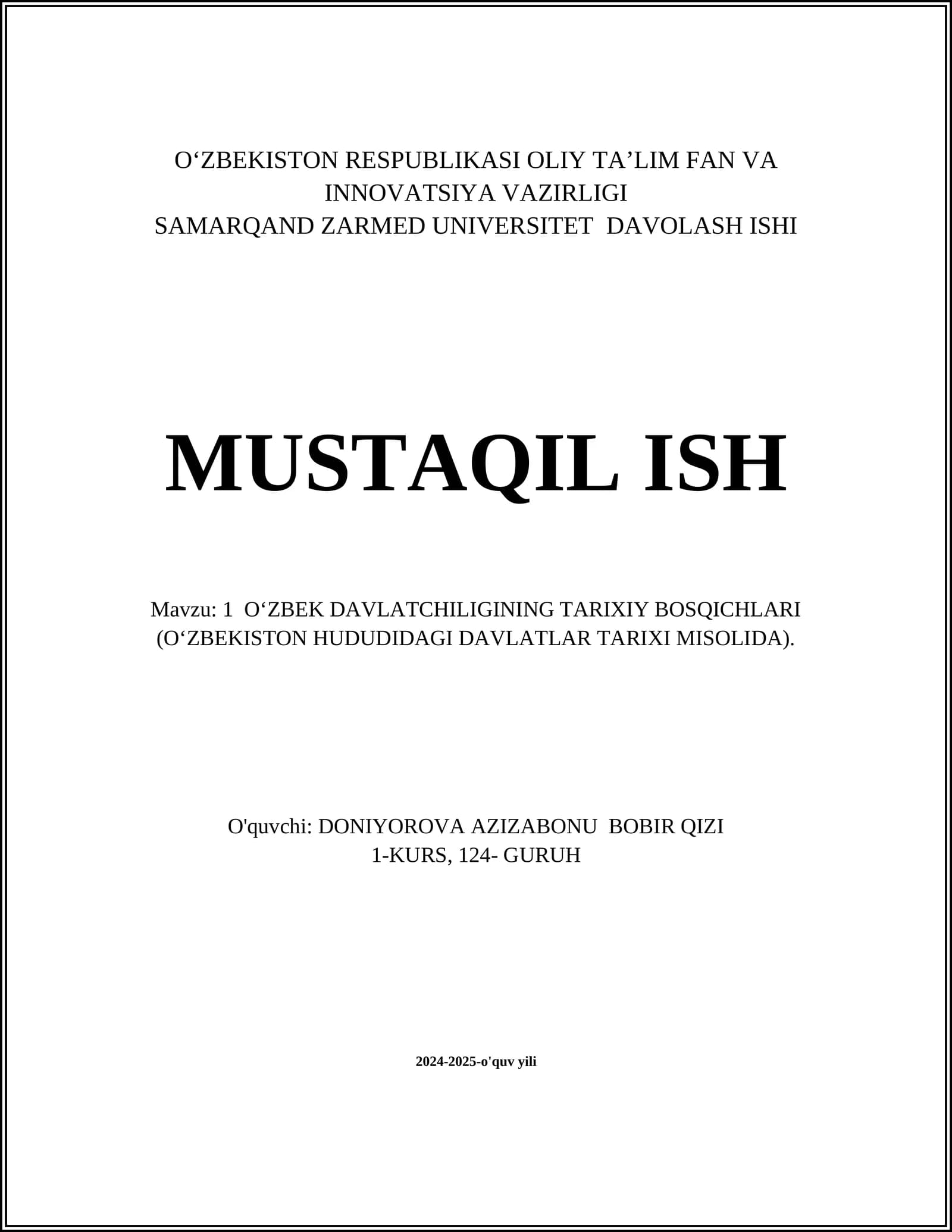 Qadimgi Xorazm davlatchiligi