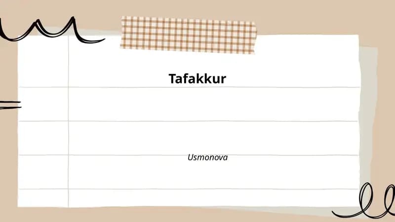 Tafakkur