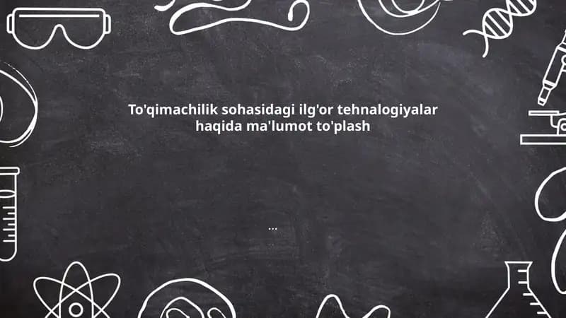 Yangi tolalar va ularning xususiyatlari