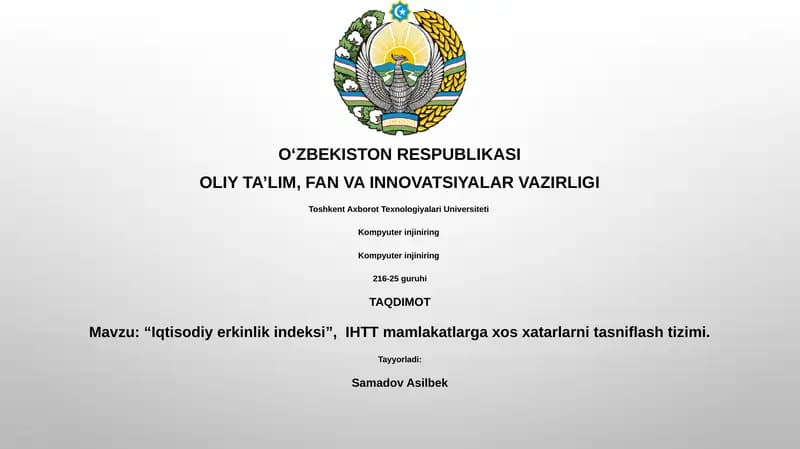 Iqtisodiy erkinlik indeksi