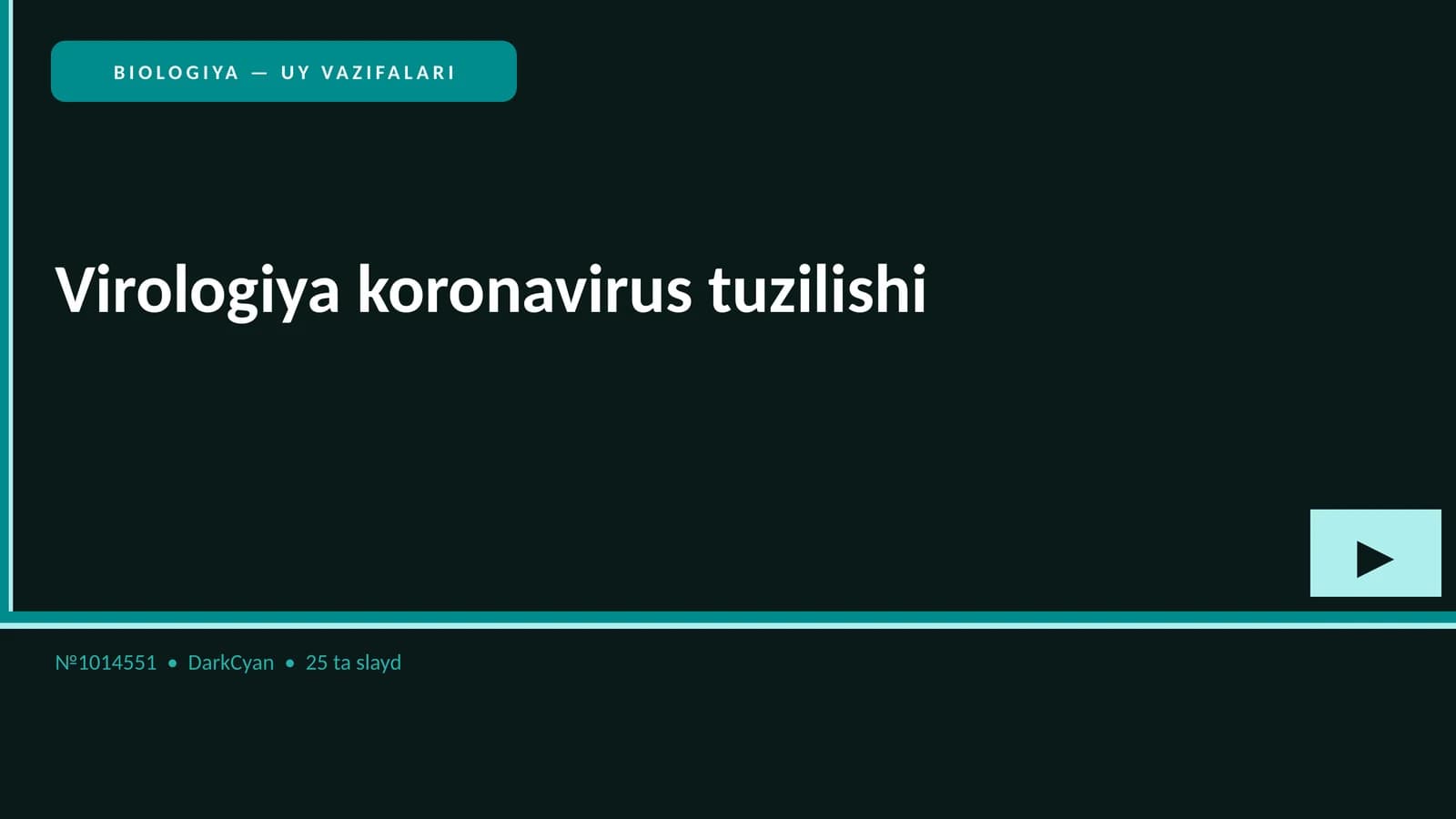 Virologiya koronavirus tuzilishi