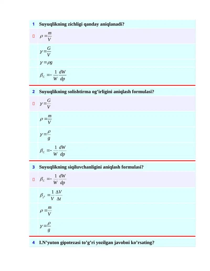 Suyuqlikning kinematik yopishkоqligi