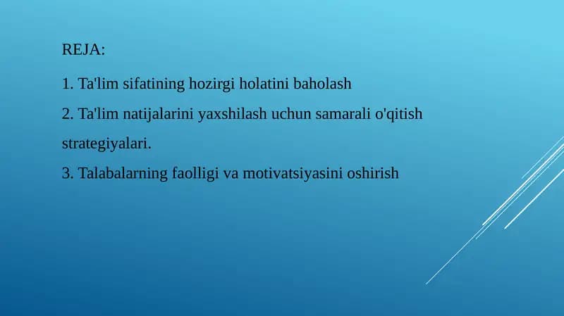 Ta'limning sifati