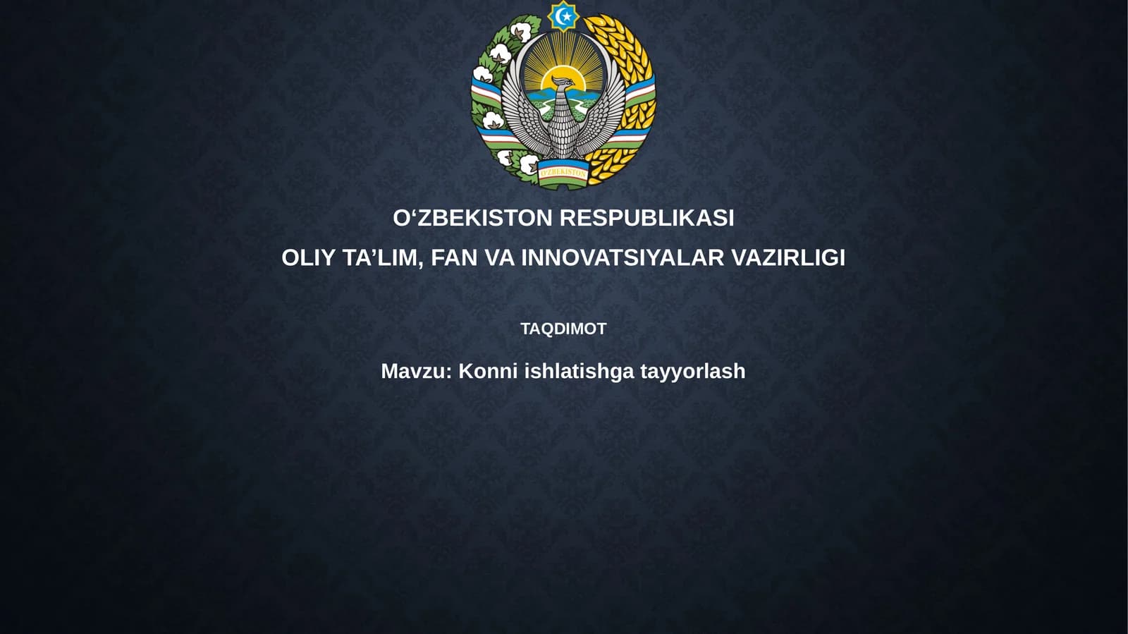 Konniishlatishgatayyorlash