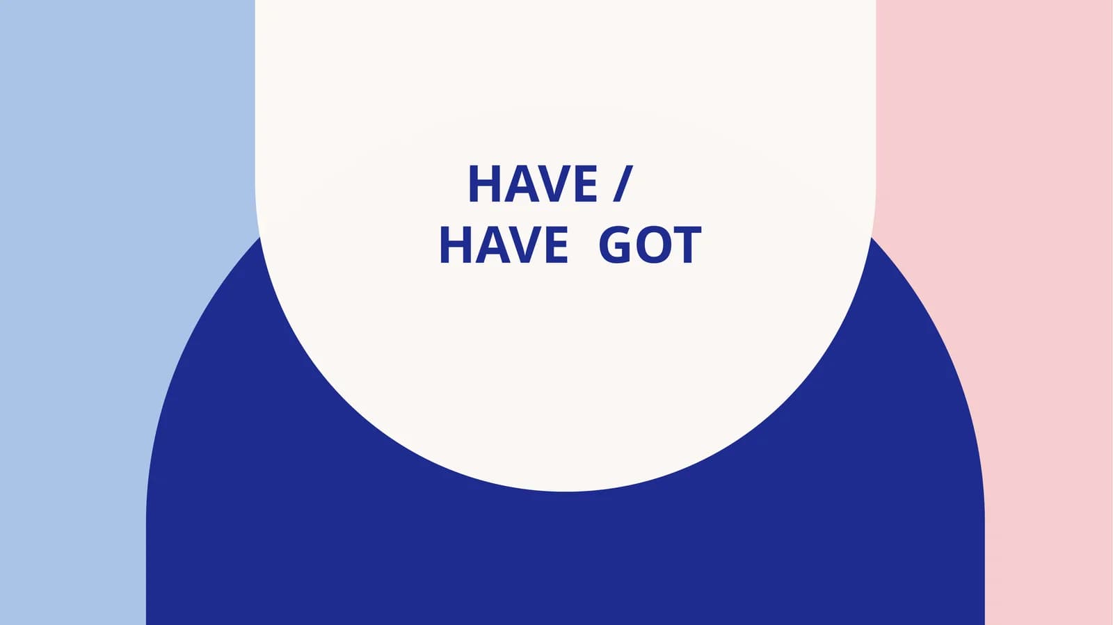 Have / have got