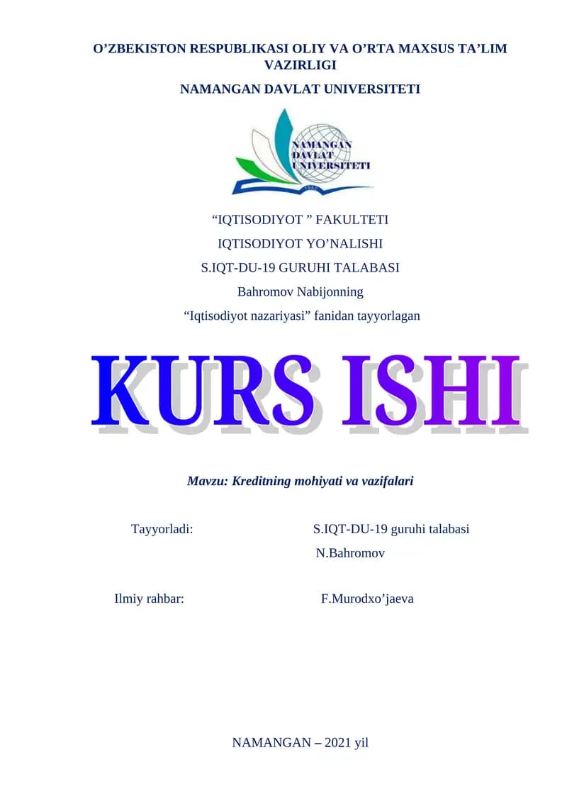 Iqtisodiyot nazariyasi