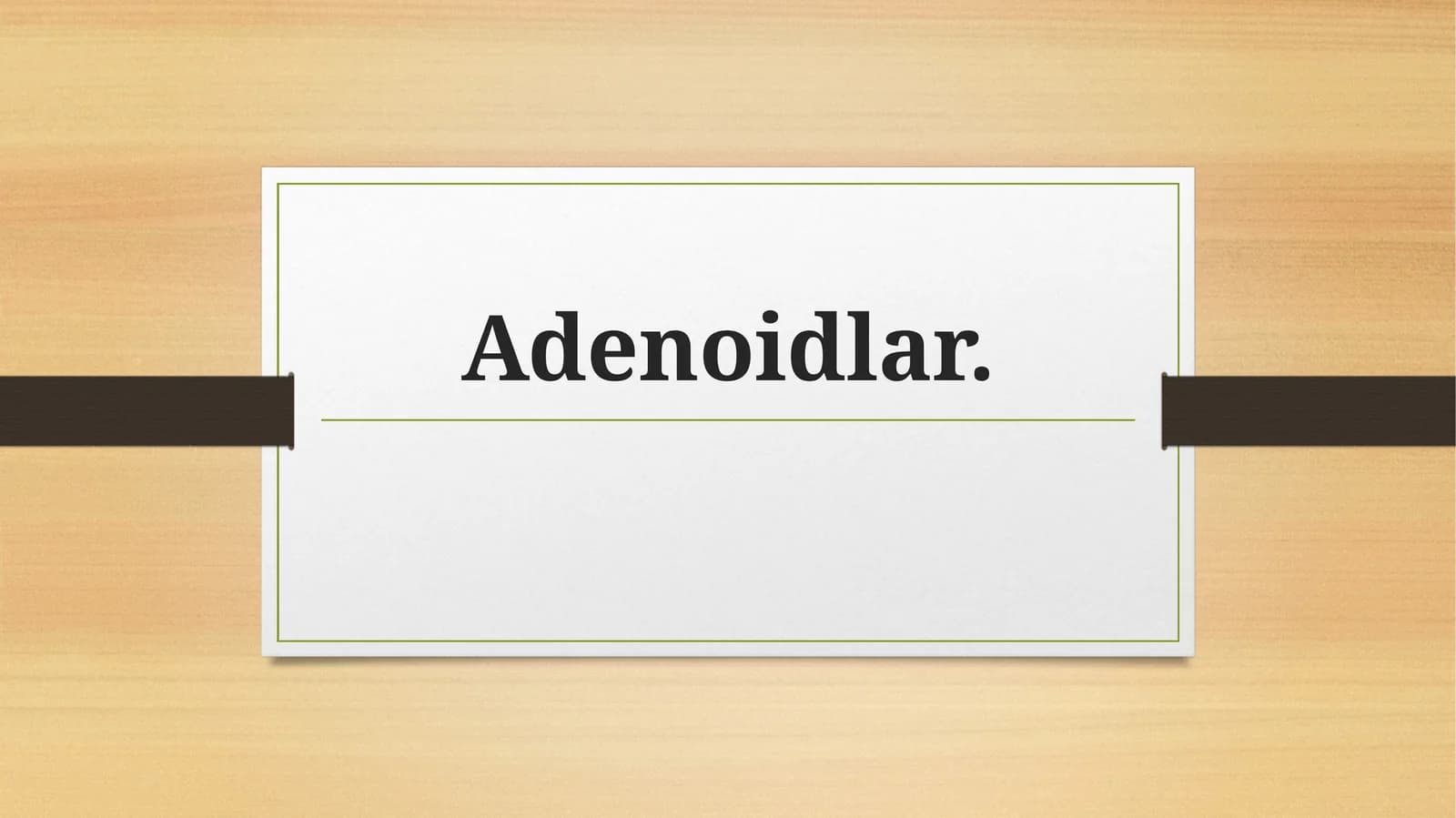Adenoidlar