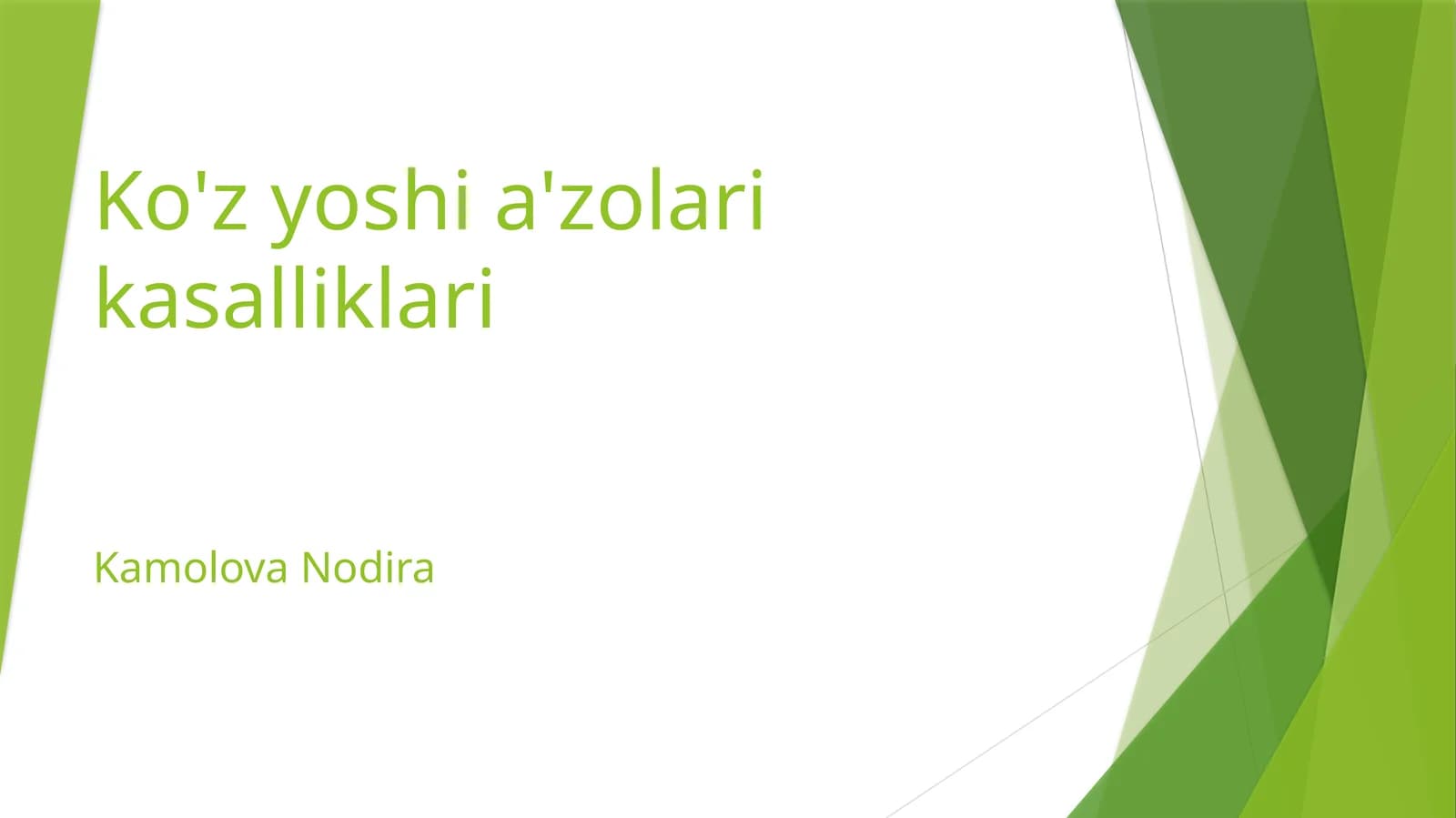 Ko'z yoshi a'zolari kasalliklari