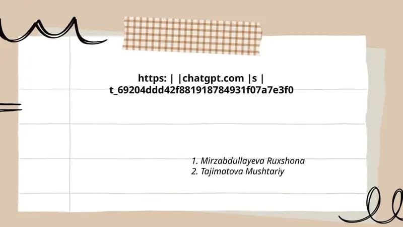 Tajimatova Mushtariy