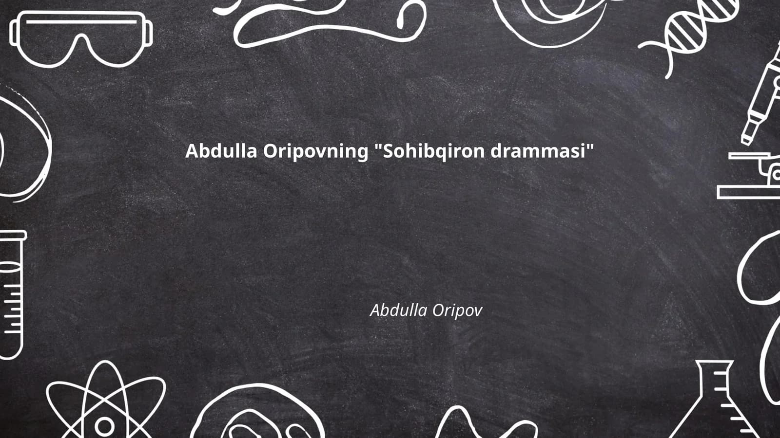 Abdulla Oripovning "Sohibqiron drammasi"