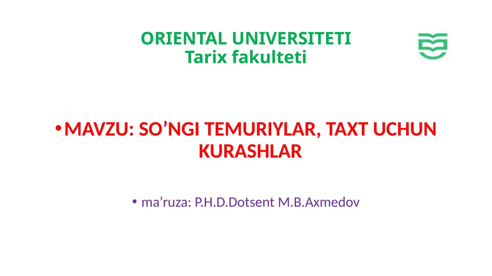 SO’NGI TEMURIYLAR,TAXT UCHUN KURASHLAR