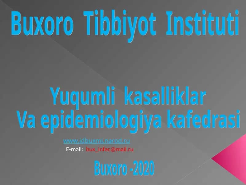 Chechak va qizamiq haqida kitob