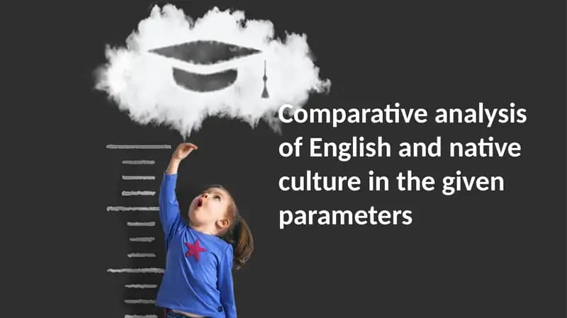 Comparative Analysis of English and Native Culture