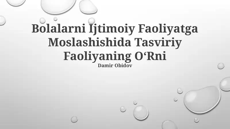 Tasviriy Faoliya