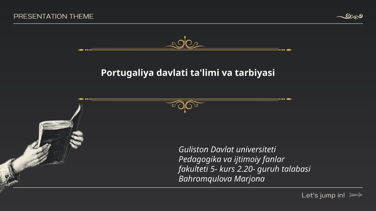 Portugaliya davlati ta'limi va tarbiyasi