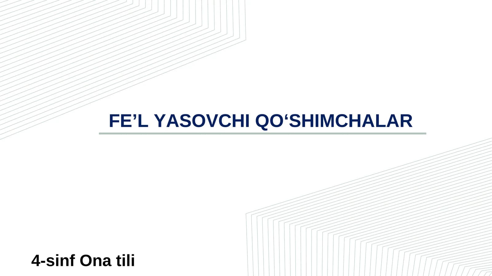 4-sinfOna tili