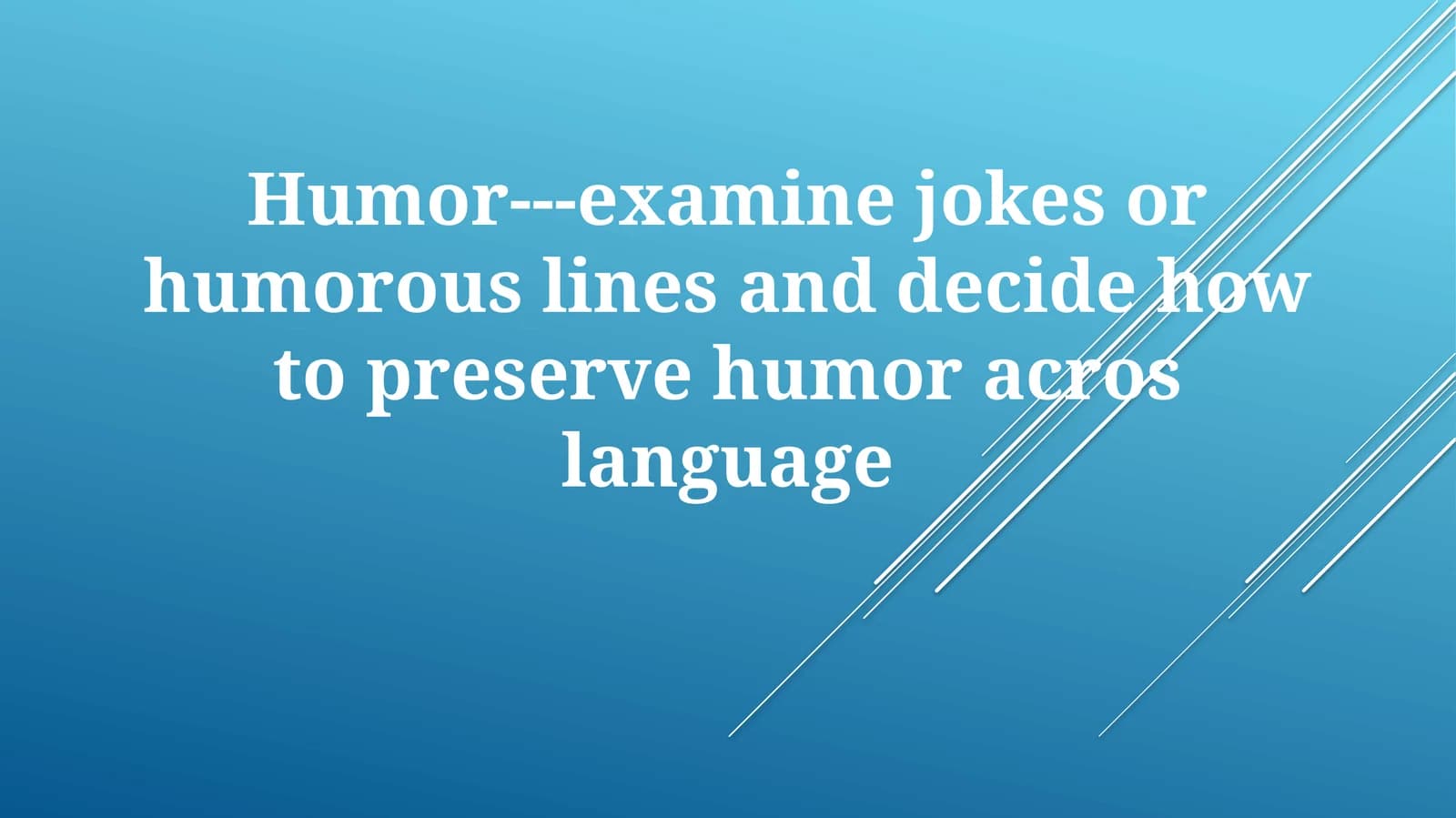 Anatomy of a Joke: Deconstructing Humor