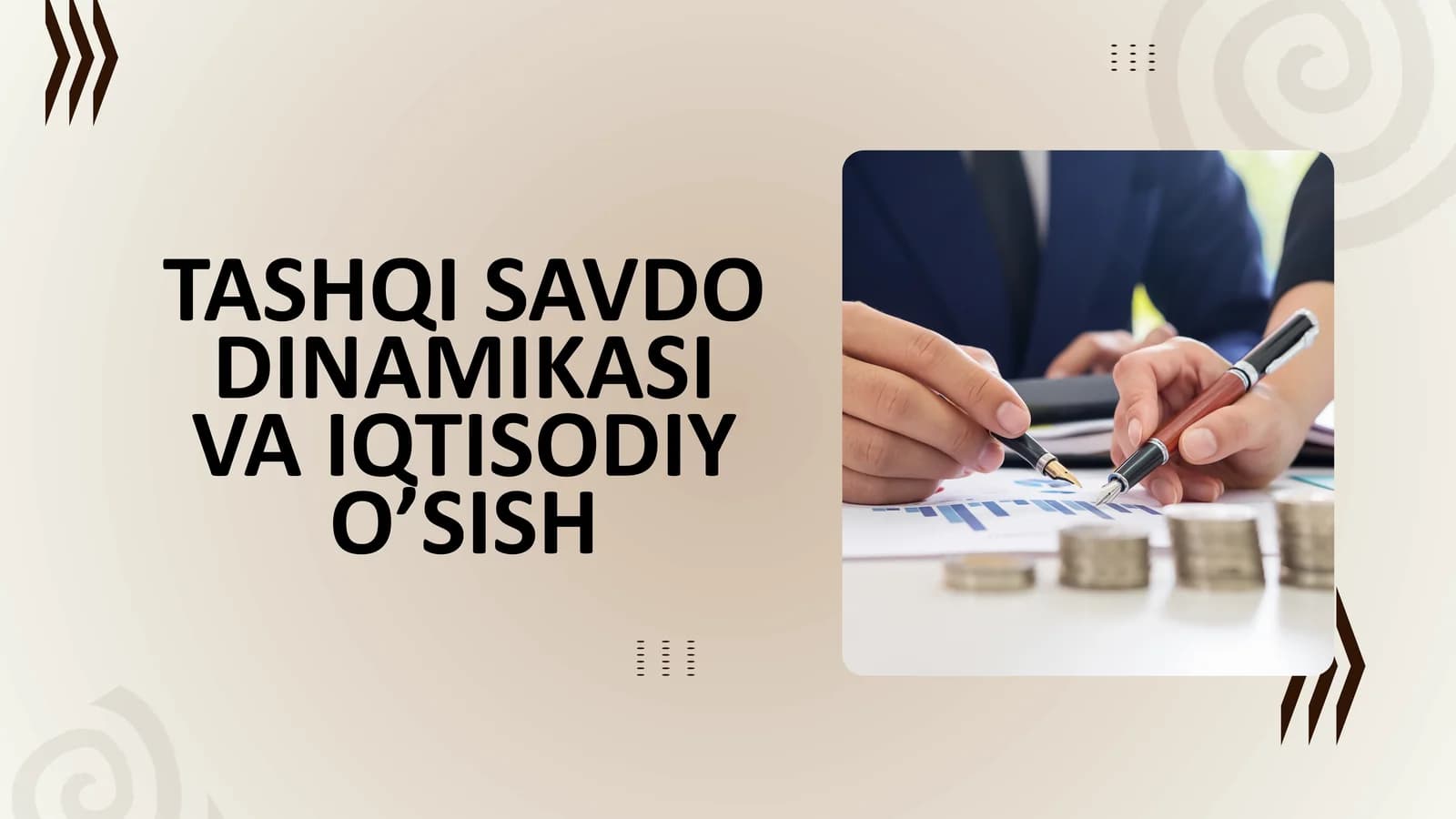 Tashqi savdo dinamikasi va iqtisodiy o‘sish