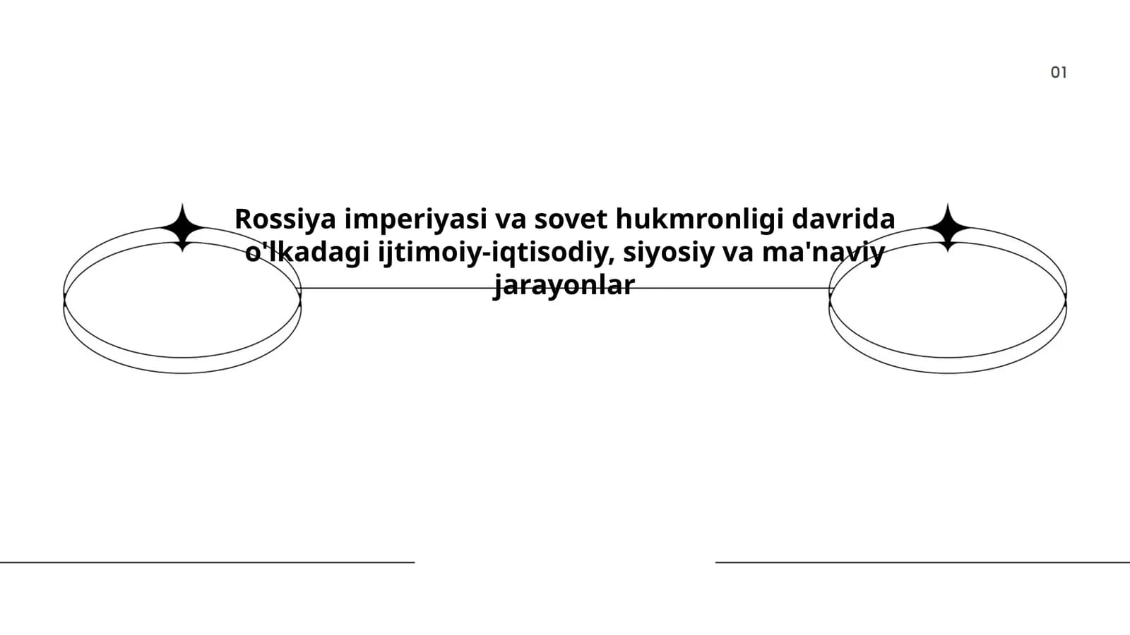 Rossiya imperiyasi va sovet hukmronligi davrida o'lkadagi ijtimoiy-iqtisodiy, siyosiy va ma'naviy jarayonlar