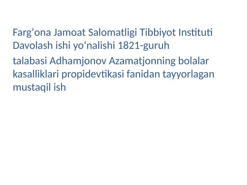 DIC (tarqalgan intravaskulyar koagulyatsiya sindromi)