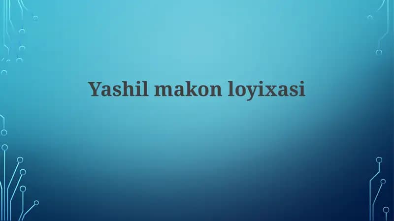 Yashilma konloyi xasi