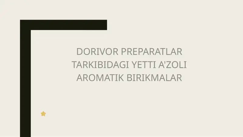Yetti a’zoli aromatik birikmalar