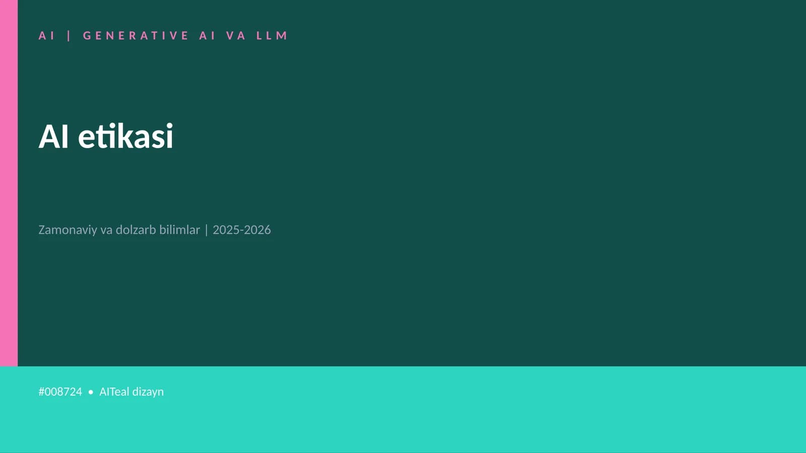 GENERATIVE AI VA LLM