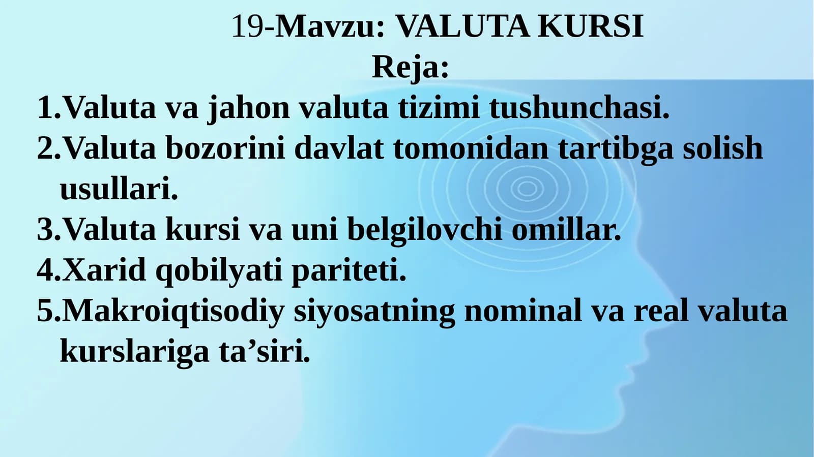 VALUTA KURSI