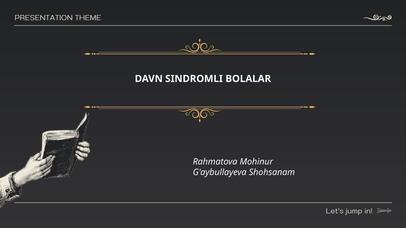DAVN SINDROMLI BOLALAR