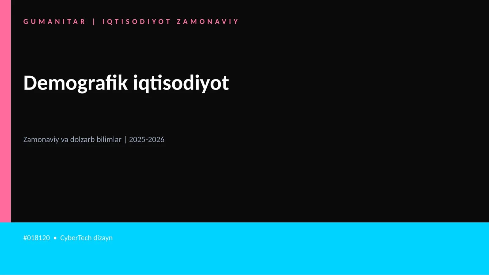 Demografik iqtisodiyot