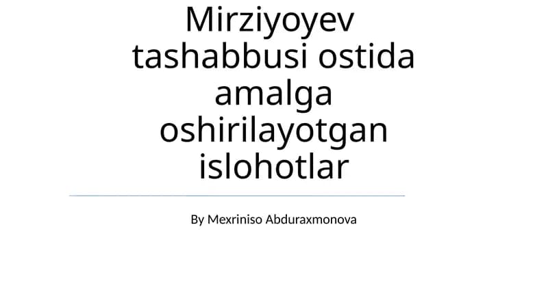 Sud-huquq islohotlari