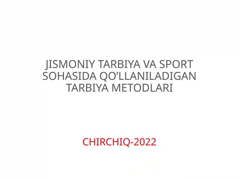 Axloqiy tarbiya metodlari