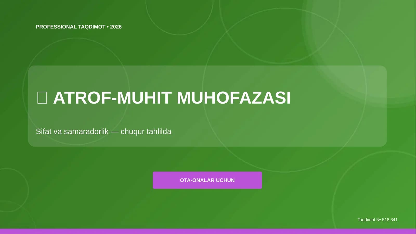 ATROF-MUHIT MUHOFAZASI
