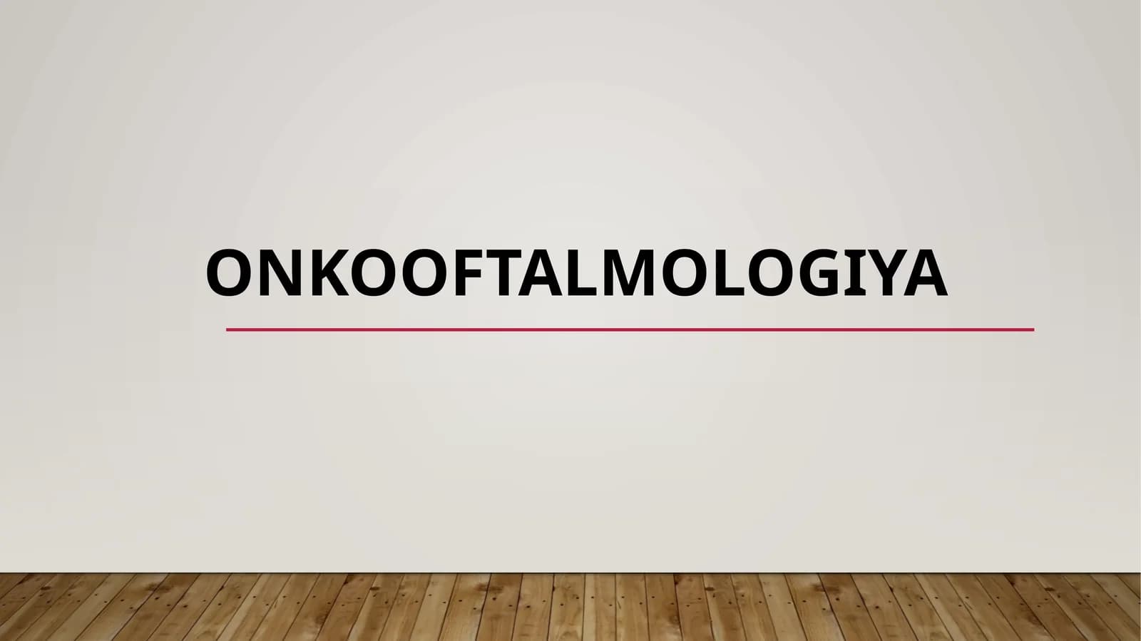 Onkooftalmologiya