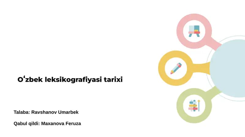 O‘zbek leksikografiyasi tarixi