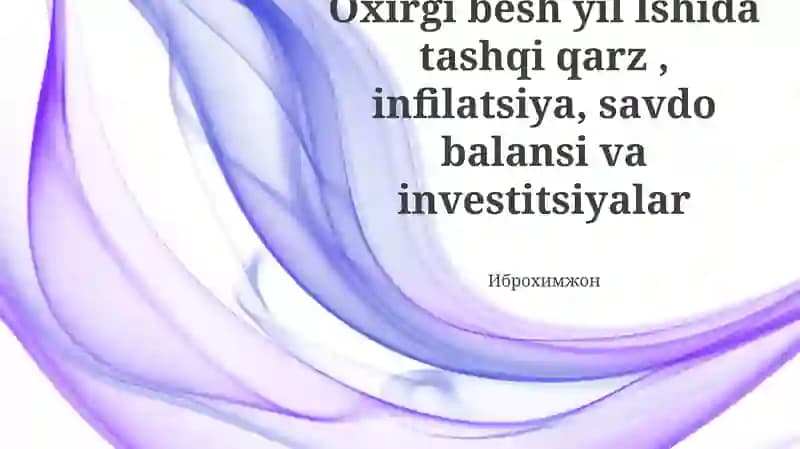 Inflatsion bosimlari va uning manbalari