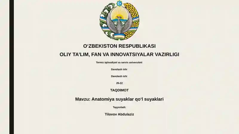 Anatomiya suyaklar qoʻl suyaklari