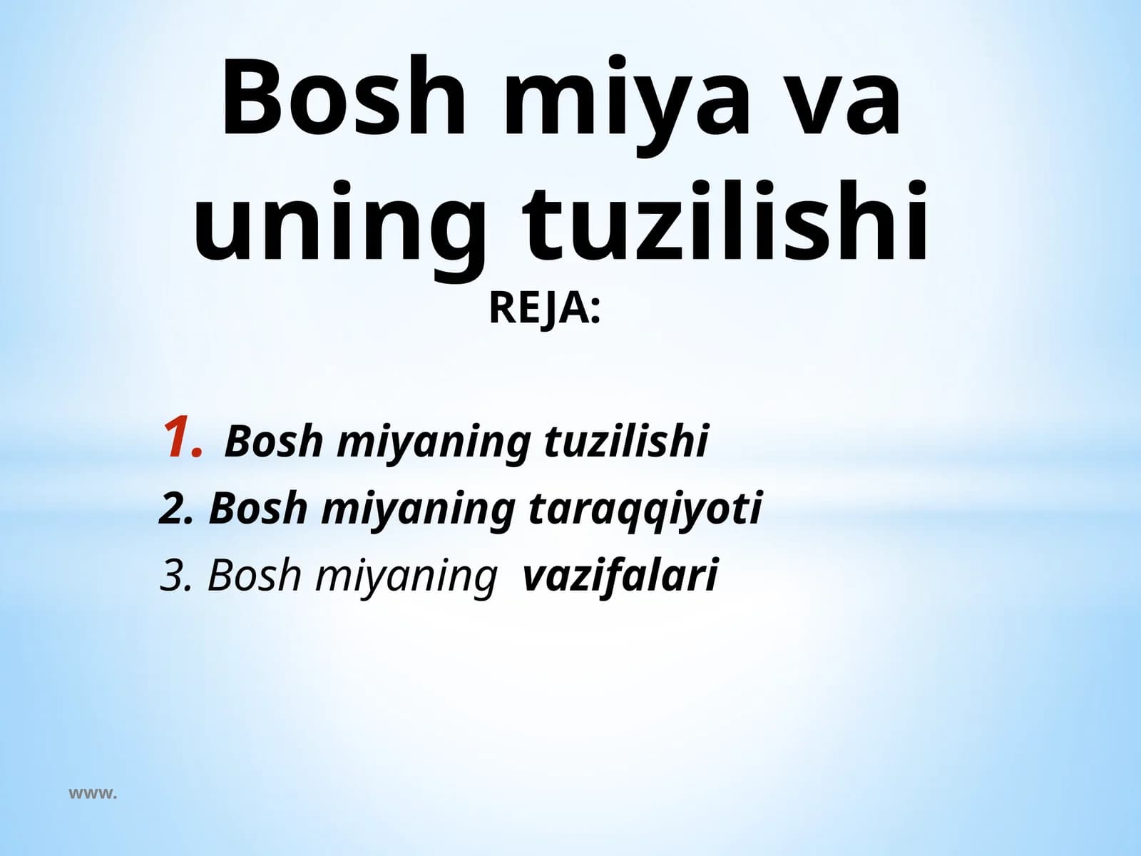 Boshmiyavauningtuzilishi