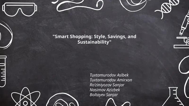 Smart Shopping: Style, Savings, and Sustainability