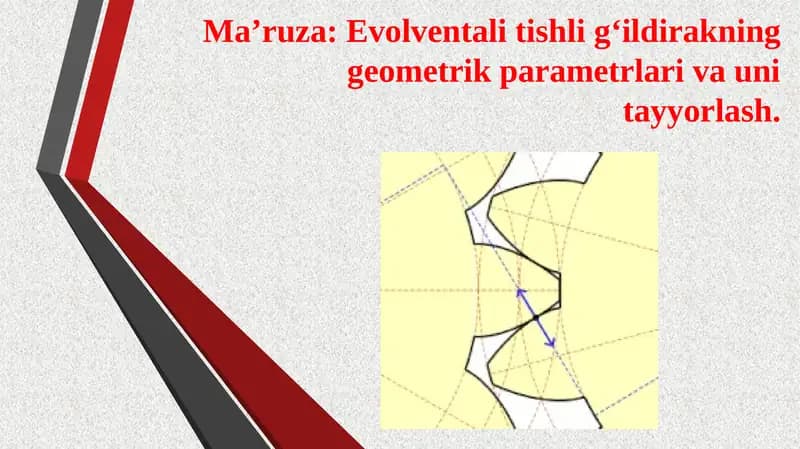 Evolventalitishlig‘ildirak