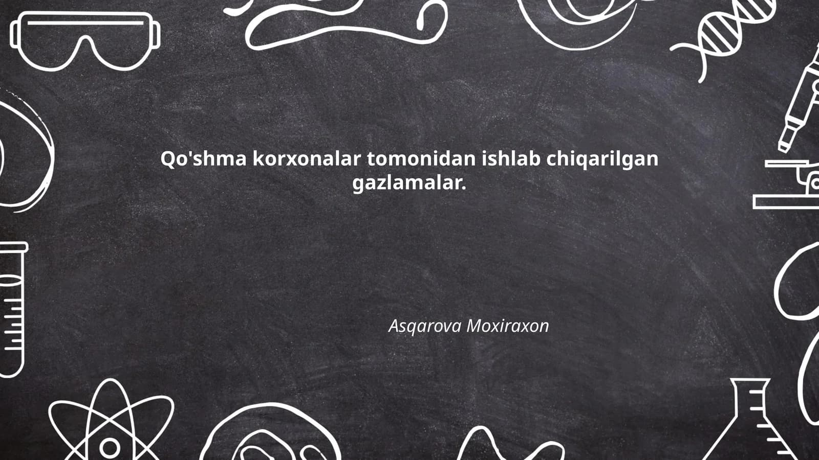Qo'shma korxonalar tomonidan ishlab chiqarilgan gazlamalar