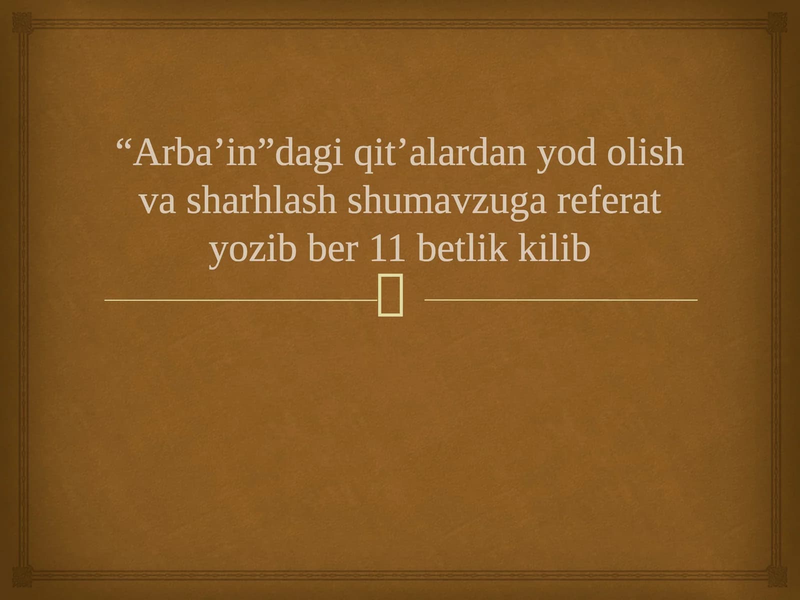 Yaratilish tarixi va mazmuni
