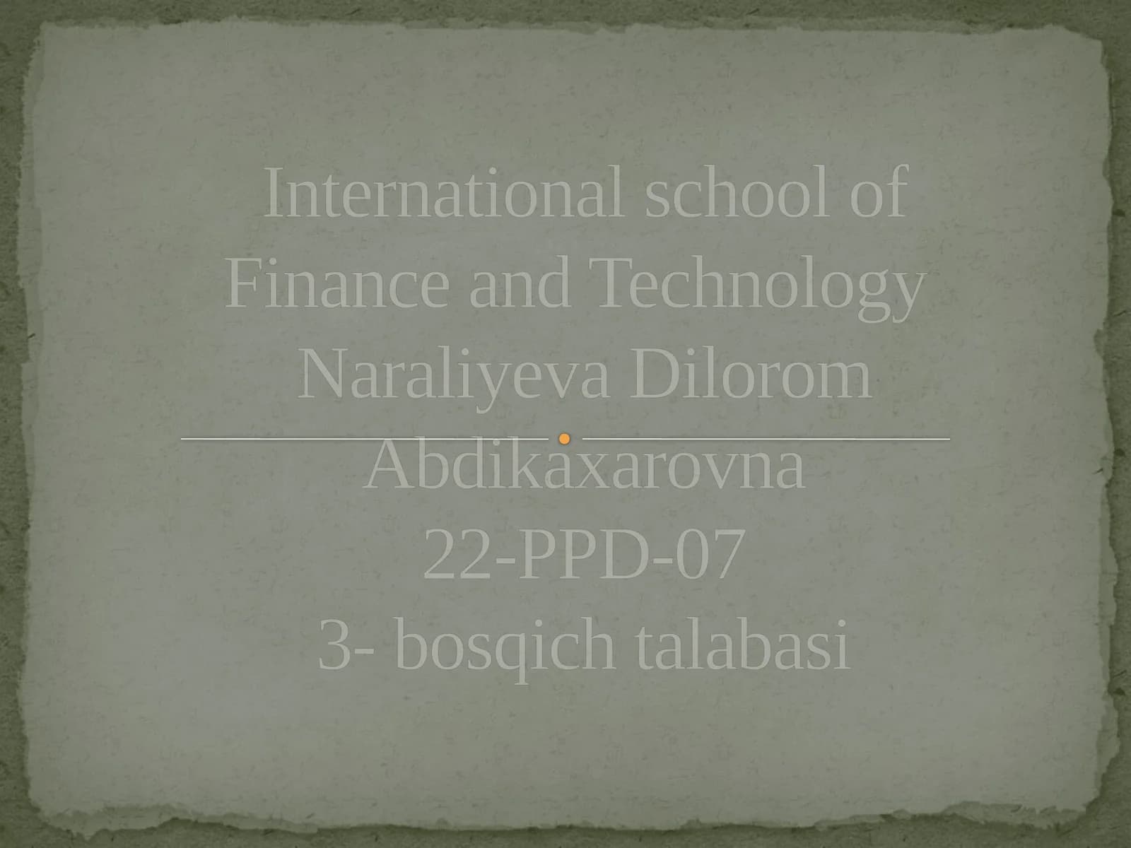 Ma'naviyyuksalishshaxsda qadriyatlarning o'rnini tushuntirish
