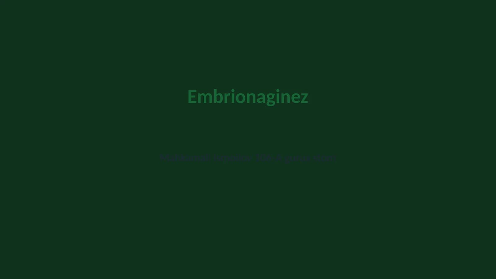 Embrionaginez