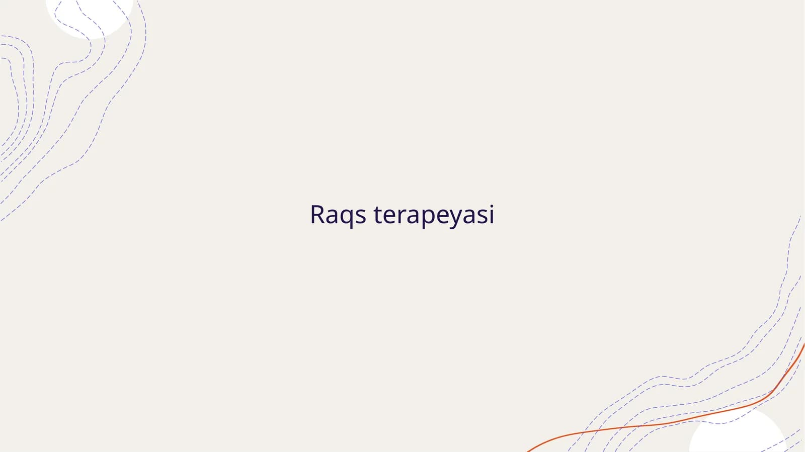 Raqs terapeyasi