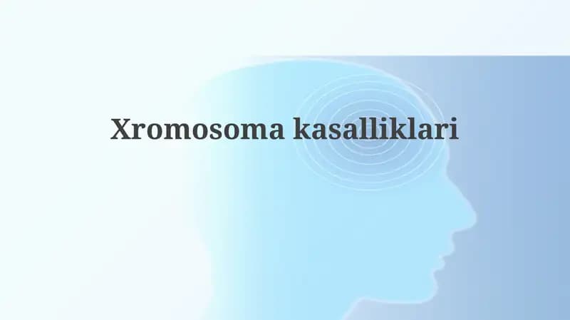 Xromosomakasalliklari
