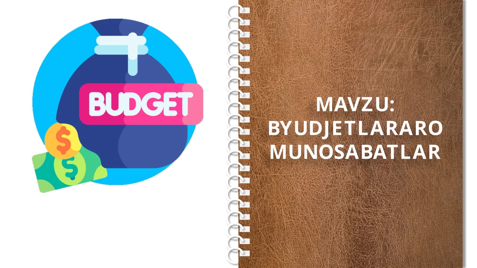 BYUDJETLARARO MUNOSABATLAR