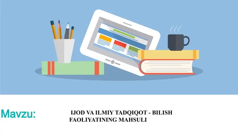 Tadqiqot metodologiyasi taqdimot